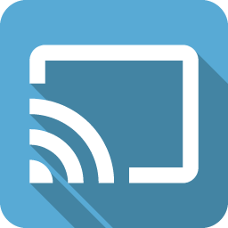 Icon welches die Google Chromecast Funktion darstellen soll die in unserem Hotel-TV implementiert ist.
