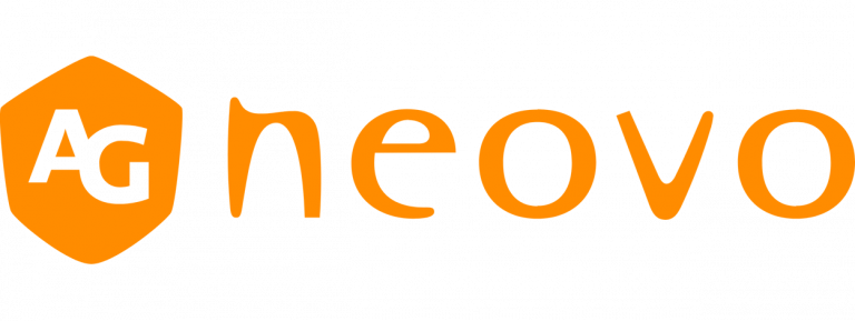 Logo AG Neovo - Hersteller und Partner für Displays, interaktive Boards und Digital Signage Displays mit Schwerpunkt auf die Videoüberwachung