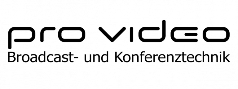 Logo Pro Video - Partner für Zusammenarbeit aus Braunschweig und Berlin im Bereich Broadcast, Konferenztechnik und Präsentationstechnik